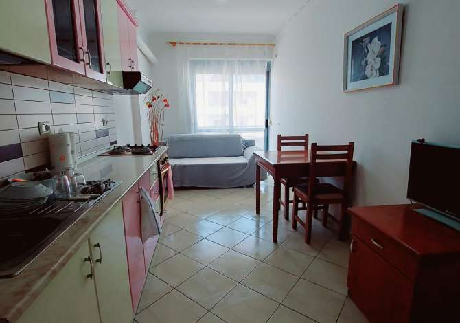 Daily rent and beach room in Vlore 1+1 Furnished  The house is located in Vlore the "Orikum" area and is (<small>&